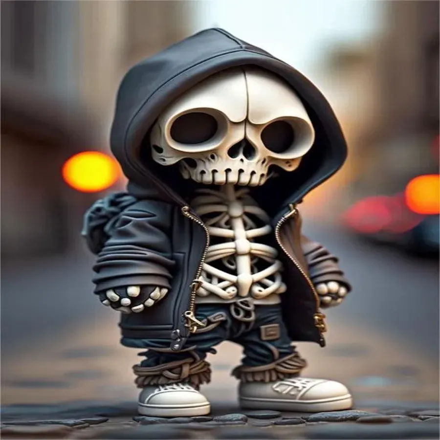 Cool skeleton figurines-Halloween