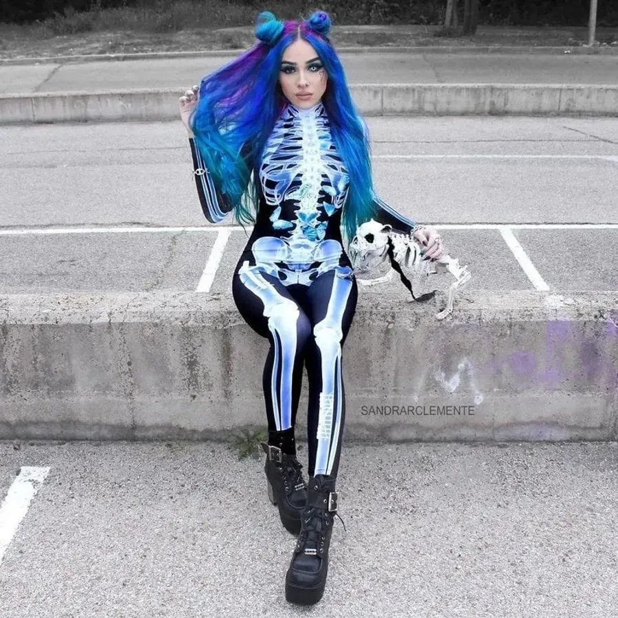 SexySkull Bodysuit-Halloween