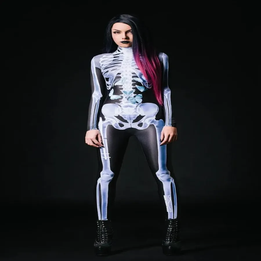 SexySkull Bodysuit-Halloween