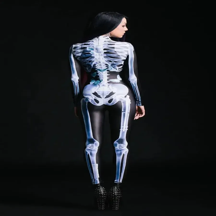 SexySkull Bodysuit-Halloween