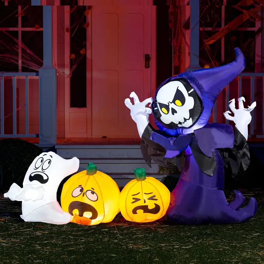 Halloween Inflatable Ghost Grim Reaper