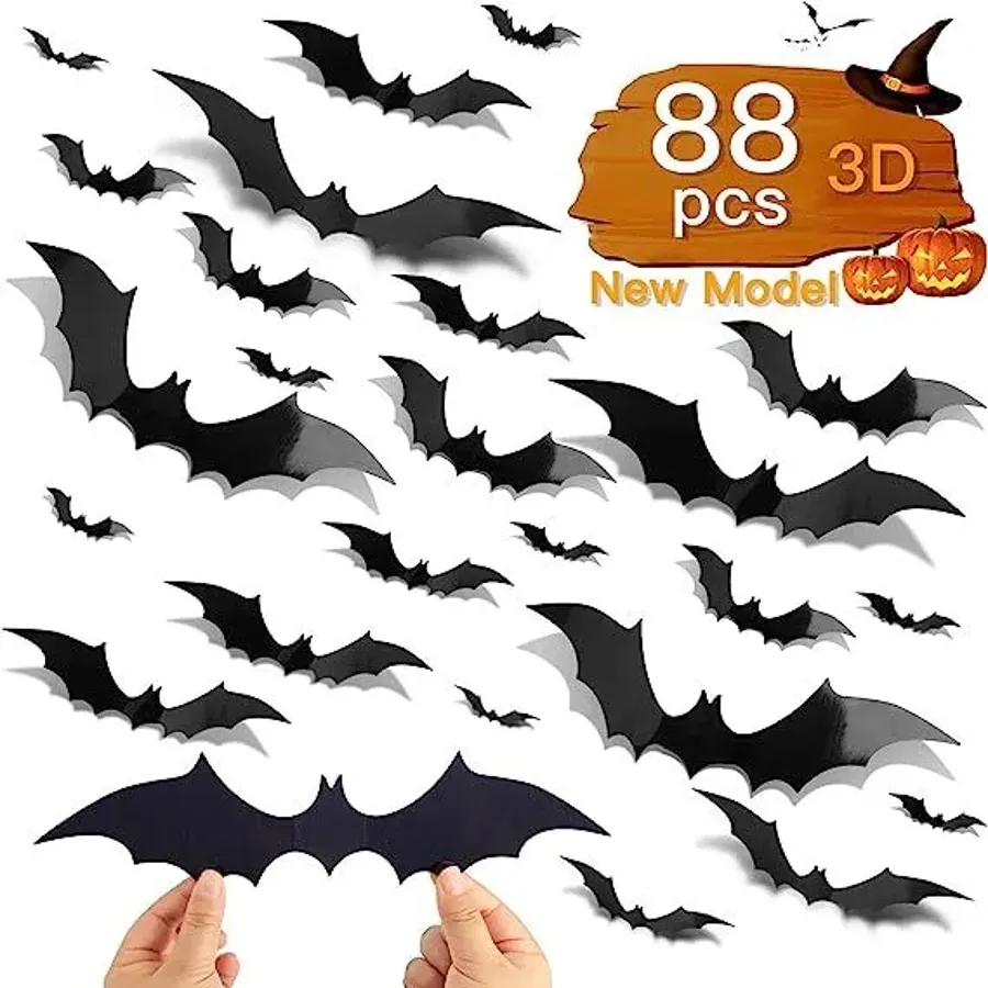 Halloween Hot Sale Bat Wall Decoration