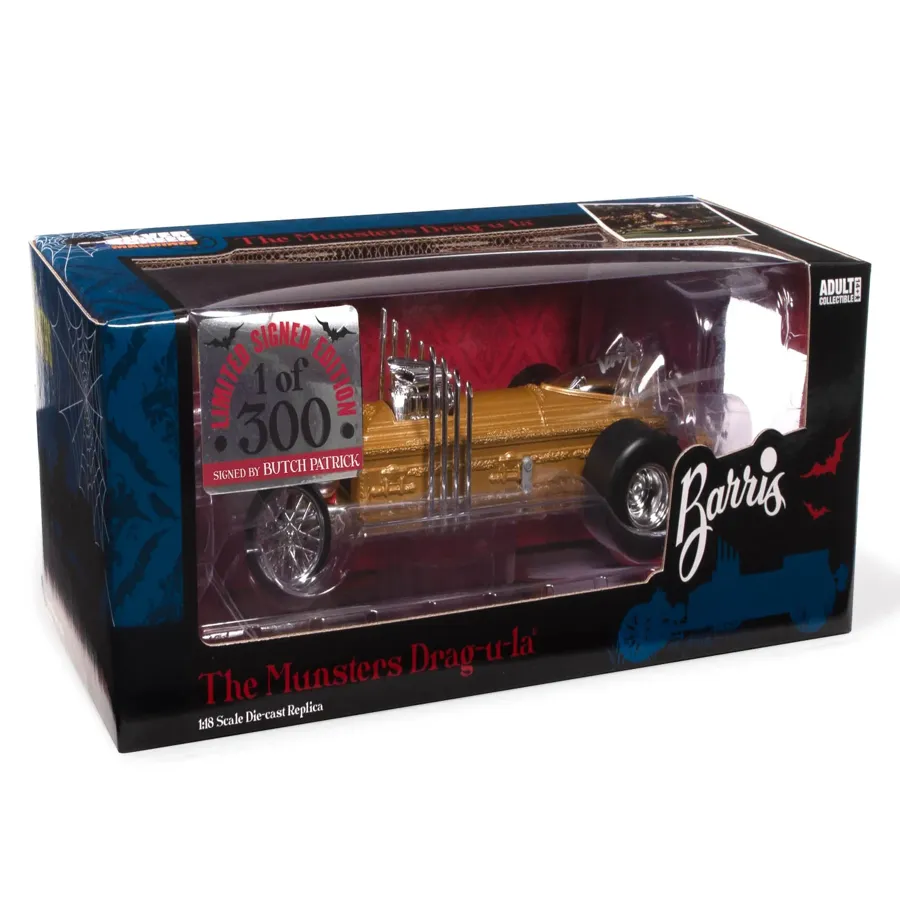 The Munsters Drag-u-la (Butch Patrick Signature) Limited Edition 1:18 Scale