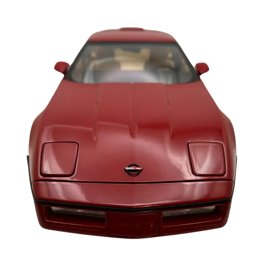 1986 C4 Corvette Bright Red 1/18 Diecast Model Car