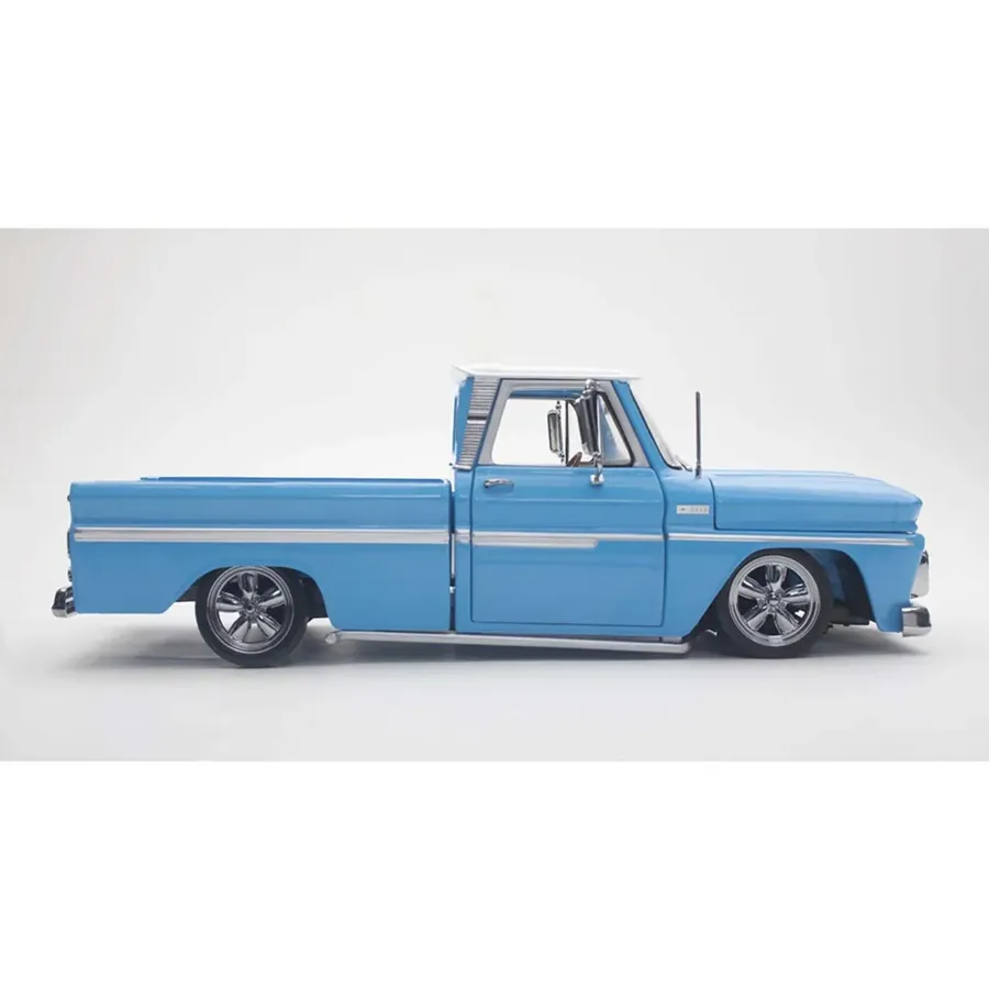 1965 Chevy C-10 Styleside Custom Pickup - Blue 1:18 Scale Diecast