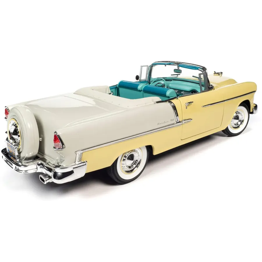 1955 Bel Air Convertible - Harvest Gold 1:18 Scale Diecast Replica Model