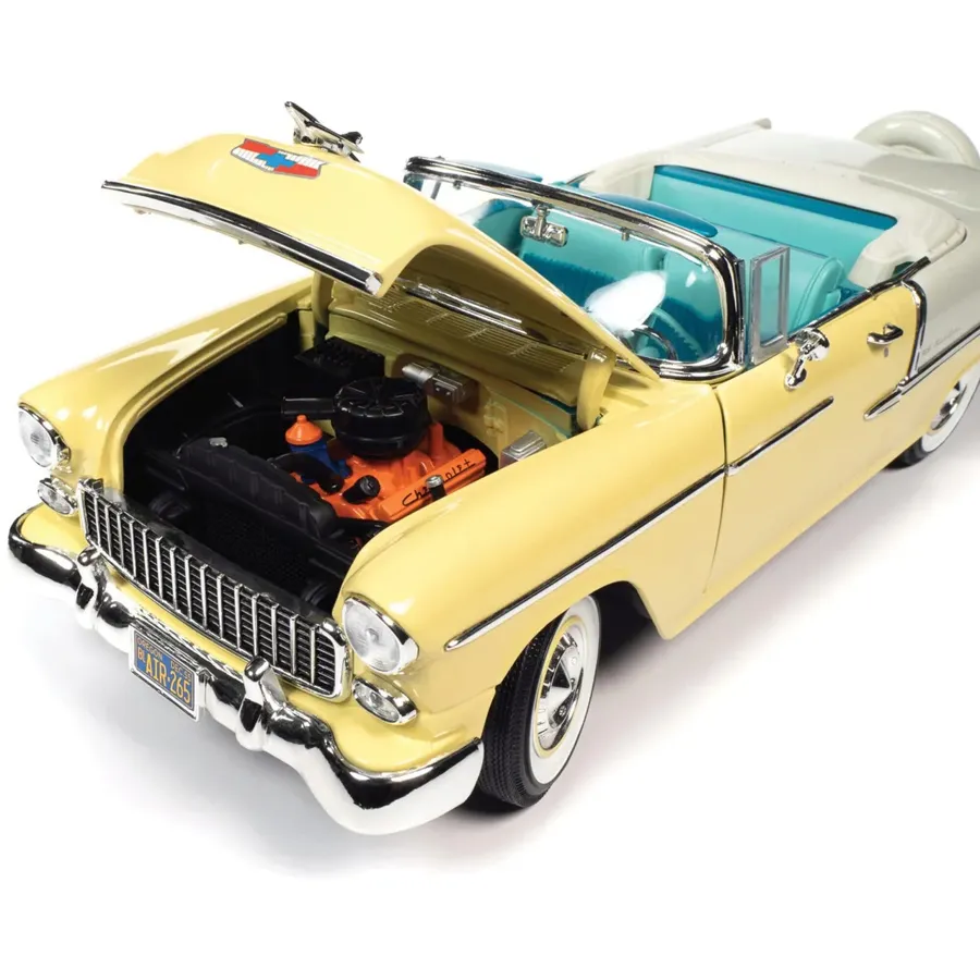 1955 Bel Air Convertible - Harvest Gold 1:18 Scale Diecast Replica Model