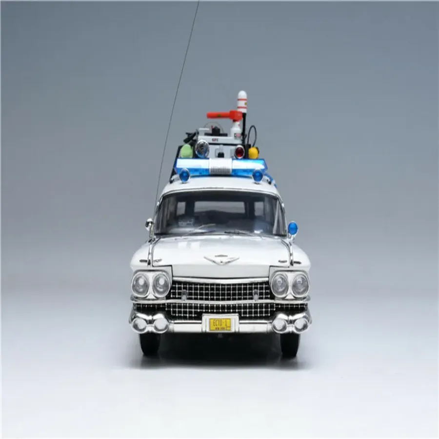 1:18 Scale Elite 1959 Cadillac Ambulance Ecto-1 Ghostbusters Diecast Car Model