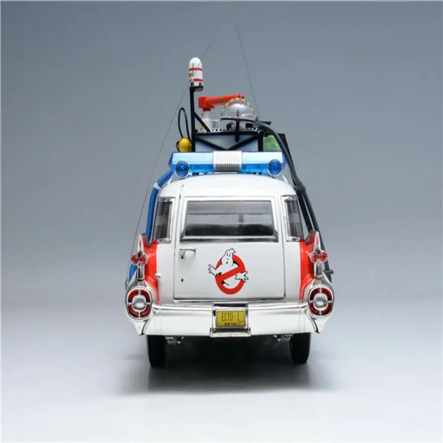 1:18 Scale Elite 1959 Cadillac Ambulance Ecto-1 Ghostbusters Diecast Car Model