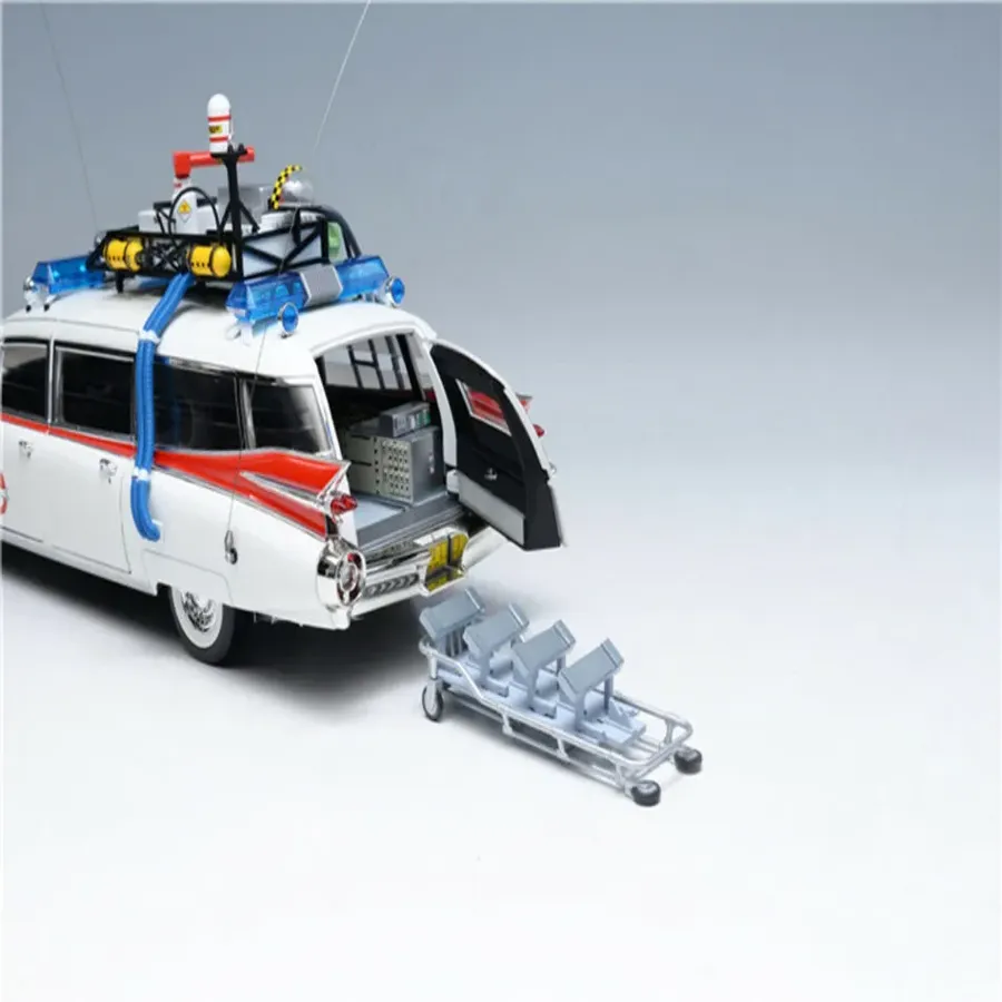 1:18 Scale Elite 1959 Cadillac Ambulance Ecto-1 Ghostbusters Diecast Car Model